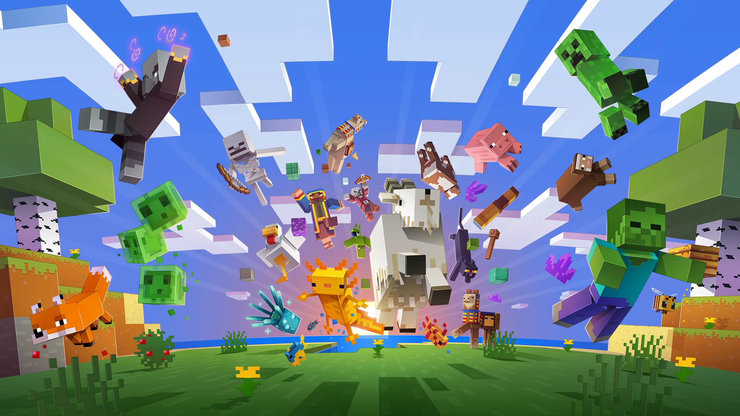 Minecraft game banner